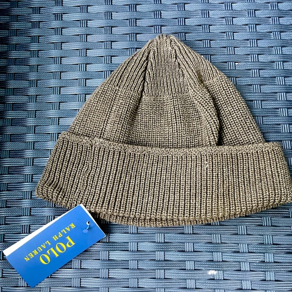 Polo by Ralph Lauren Brown Beanie. - Picture 2 of 4